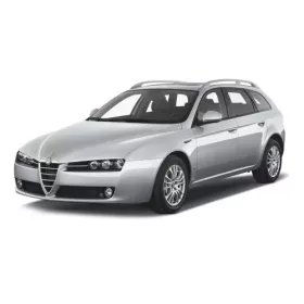   Alfa Romeo 159 2005-2011 (sportwagon, so strešnými lyžinami) HAKR STREŠNÝ NOSIČ