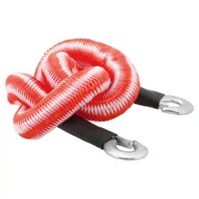 Ťažné lano Compass 3T - s karabínou, naťahovacie