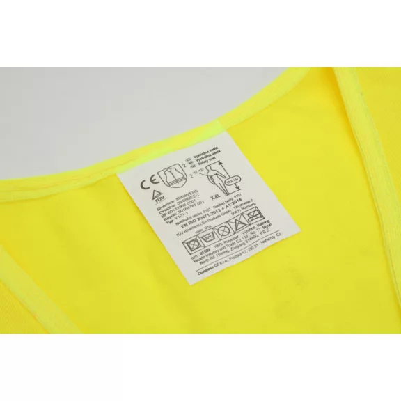 Reflexná vesta - XXL, žltá, 130g