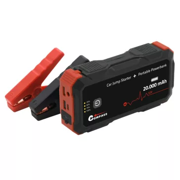   Compass powerbanka s funkciou JUMP STARTER (20 000 mAh, 2000 A)