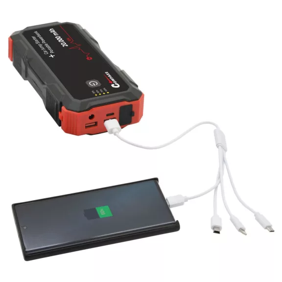Compass powerbanka s funkciou JUMP STARTER (20 000 mAh, 2000 A)