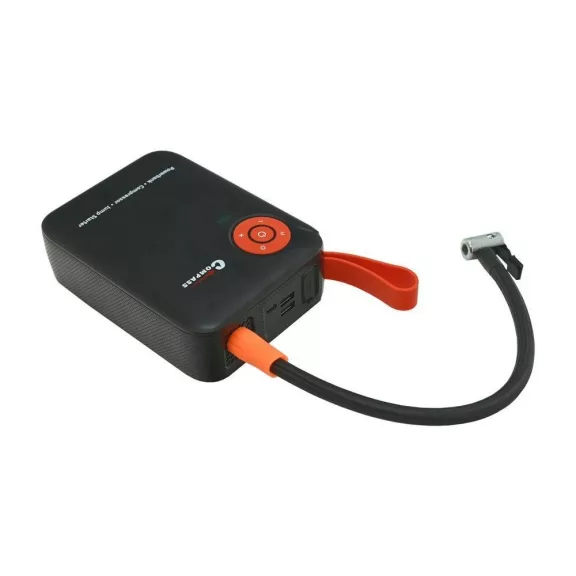 Compass štartovací zdroj s kompresorom, powerbankou a svietidlom (7200 mAh, 600 A)
