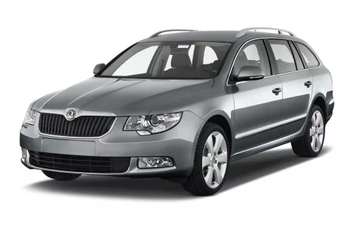 SKODA SUPERB II. (3T) KOMBI 3D GUMOVÉ ROHOŽE (2008-2015)