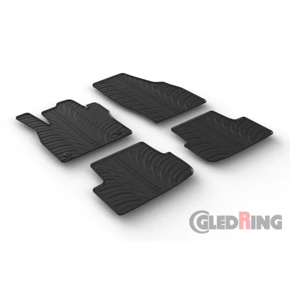 SKODA FABIA IV. (2021-) GUMOVÉ ROHOŽE (PREMIUM DESING)