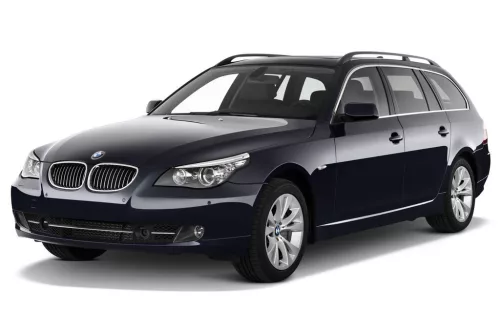BMW 5 (E61) (so strešnými lyžinami) HAKR STREŠNÝ NOSIČ (2003-2010)