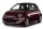 FIAT 500 Hybrid 2020-> PRAHOVÉ LIŠTY "Lines" (2ks) - SATÉNOVÁ STRIEBORNÁ - AVISA