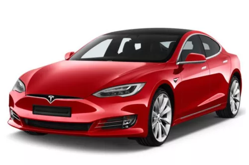 TESLA MODEL S liftback 2012-2016, FL2016-> PRAHOVÉ LIŠTY ''E-POWER'' (4 ks) - LESKLÁ ČIERNA - AVISA