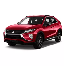   MITSUBISHI ECLIPSE CROSS 2018-> PRAHOVÉ LIŠTY "Special Edition" (CHRÓMOVÝ NÁRAZNÍK) (4 ks) - SATÉNOVÁ STRIEBORNÁ - AVISA