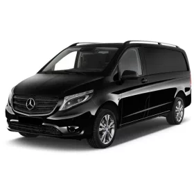   MERCEDES V Class W447 / VITO III 2014-> PRAHOVÉ LIŠTY "Exclusive" (2ks) - SATÉNOVÁ STRIEBORNÁ - AVISA