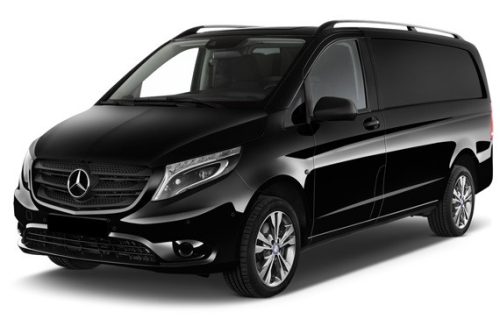 MERCEDES V Class W447 / VITO III 2014-> PRAHOVÉ LIŠTY "Exclusive" (2ks) - SATÉNOVÁ STRIEBORNÁ - AVISA