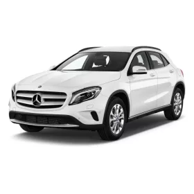   MERCEDES GLA X156 2013-2017, FL2017-2019 ZADNÉ PRAHOVÉ LIŠTY (2ks) - LESKLÁ STRIEBORNÁ - AVISA