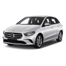   MERCEDES B Class III W247 2018-> / AMG 2018-> ZADNÉ PRAHOVÉ LIŠTY (2ks) - LESKLÁ STRIEBORNÁ - AVISA