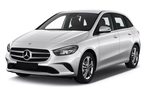 MERCEDES B Class III W247 2018-> / AMG 2018-> ZADNÉ PRAHOVÉ LIŠTY (2ks) - LESKLÁ STRIEBORNÁ - AVISA