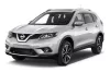 NISSAN X-TRAIL III (T32) 2014-2017, FL2017-2021 PRAHOVÉ LIŠTY "Exclusive" (4 ks) - SATÉNOVÁ STRIEBORNÁ - AVISA