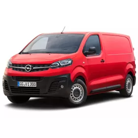   OPEL VIVARO III 2019-> PRAHOVÉ LIŠTY "Embossed rectangles" (2ks-PREDNÉ) - SATÉNOVÁ STRIEBORNÁ - AVISA