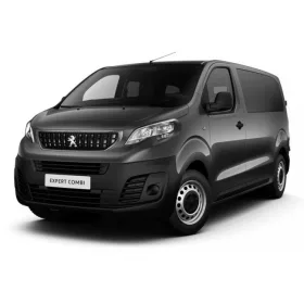  PEUGEOT EXPERT III 4D 2016-> PRAHOVÉ LIŠTY "Embossed rectangles" (2ks-PREDNÉ) - SATÉNOVÁ STRIEBORNÁ - AVISA