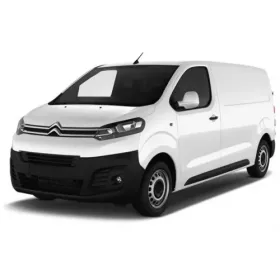  CITROEN JUMPY III 4D 2016-> PRAHOVÉ LIŠTY "Embossed rectangles" (2ks-ZADNÉ) - SATÉNOVÁ STRIEBORNÁ - AVISA