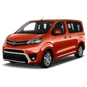   TOYOTA PROACE VERSO II 2016-> PRAHOVÉ LIŠTY "Embossed rectangles" (2ks-ZADNÉ) - SATÉNOVÁ STRIEBORNÁ - AVISA