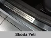 SKODA YETI 2013-> PRAHOVÉ LIŠTY "Exclusive" (4 ks) - SATÉNOVÁ STRIEBORNÁ - AVISA