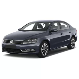   VOLKSWAGEN PASSAT B7 2011-2014 PRAHOVÉ LIŠTY "Exclusive" (4 ks) - SATÉNOVÁ STRIEBORNÁ - AVISA