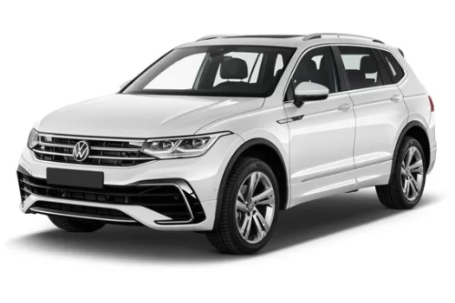 VOLKSWAGEN TIGUAN II ALLSPACE 2017-2020, FL2020-> PRAHOVÉ LIŠTY "Special Edition" (CHRÓMOVÝ NÁRAZNÍK) - SATÉNOVÁ STRIEBORNÁ - AVISA