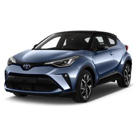   TOYOTA C-H 2016-2019, FL2019-> PRAHOVÉ LIŠTY "HYBRID" (4 ks) - SATÉNOVÁ STRIEBORNÁ - AVISA