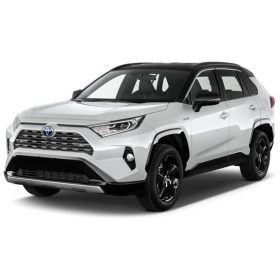   TOYOTA RAV4 V/Hybrid 2018-> PRAHOVÉ LIŠTY BLUE "HYBRID" (4 ks) - ČIERNA - AVISA