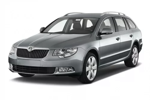 SKODA SUPERB II. (3T) KOMBI GUMOVÉ ROHOŽE (2008-2015)
