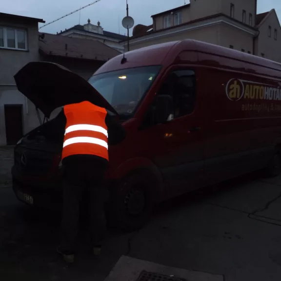 Reflexná vesta PRC - XXL, oranžová, 120g