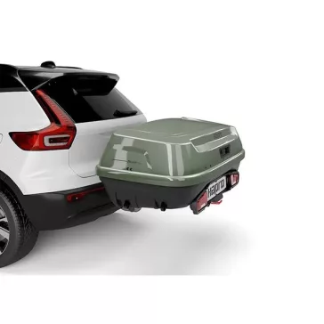   Prepravný box na ťažné zariadenie Hapro Boxer Hexagon L (420l, zelený)