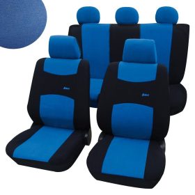   11 dielna univerzálna súprava poťahov na sedačku Colori - modrá