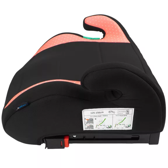 Podsedák Petex Max PLUS 355 ružový, ISO-FIX