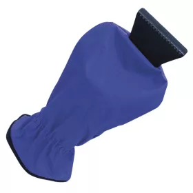 Škrabka na ľad s rukavicou - 33 cm, modrá