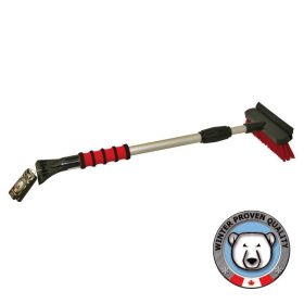 Škrabka na ľad s metlou a škrabkou - 58-91 cm