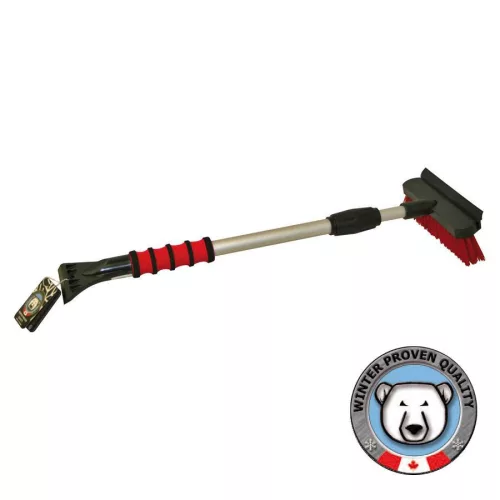 Škrabka na ľad s metlou a škrabkou - 58-91 cm