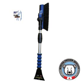 Škrabka na ľad s metlou a škrabkou - 66-89 cm