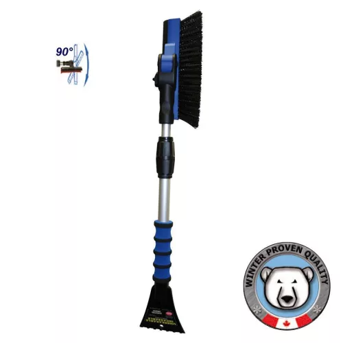 Škrabka na ľad s metlou a škrabkou - 66-89 cm