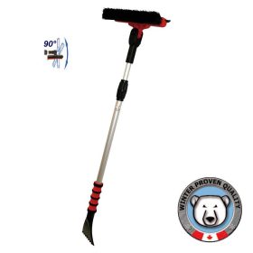 Škrabka na ľad s metlou a škrabkou - 86-132 cm