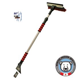 Škrabka na ľad s metlou a škrabkou - 95-150 cm