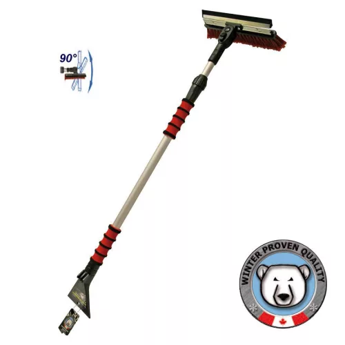 Škrabka na ľad s metlou a škrabkou - 95-150 cm