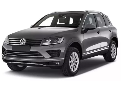 VW TOUAREG (7P) MOBILE GARAGE PLACHTA NA AUTO (2014-2018)