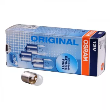 Halogénová autožiarovka Osram 12V, 10W, BA15s (R10W).