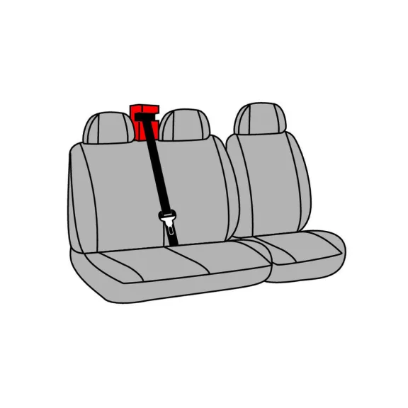 Autopoťahy Lampa Dido (predné, 1+2, sivé).