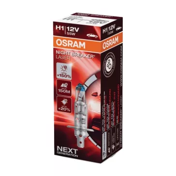   Osram Night Breaker Laser H1 12V 55W P14,5s halogénová autožiarovka