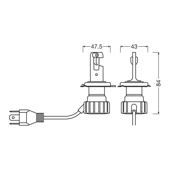 Osram Night Breaker LED SMART H4, 12V, 27/23W LED autožiarovka - 2ks