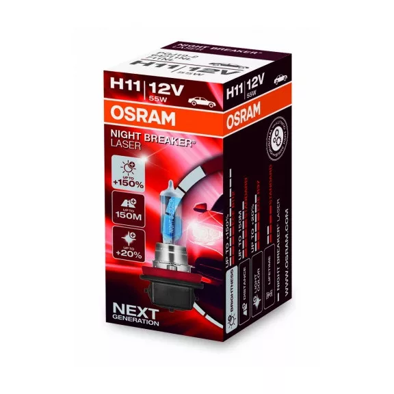 Halogénová autožiarovka Osram Night Breaker Laser H11 55W PGJ19-2