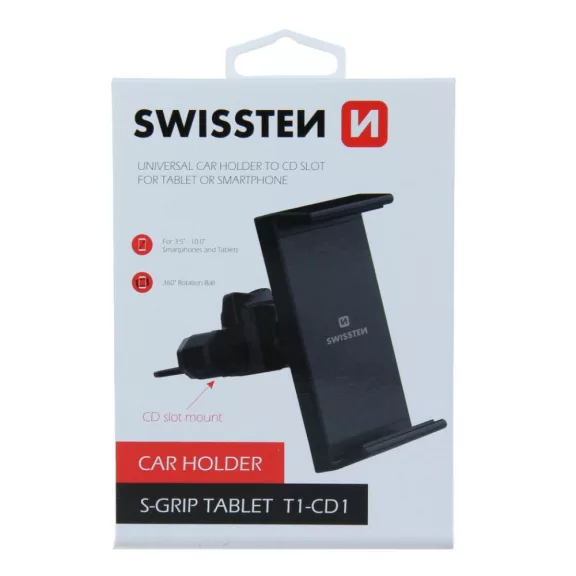 Držiak na tablet Swissten S-Grip T1-CD1 pre CD slot