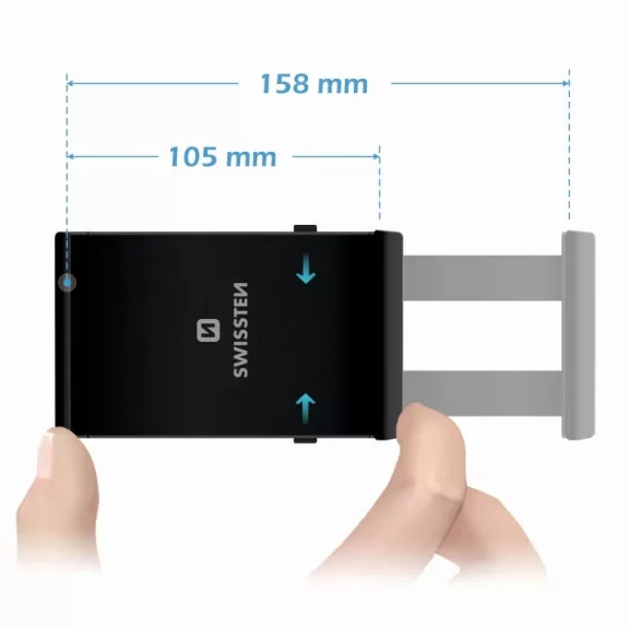 Prísavný držiak telefónu a tabletu Swissten S-Grip T1-HK