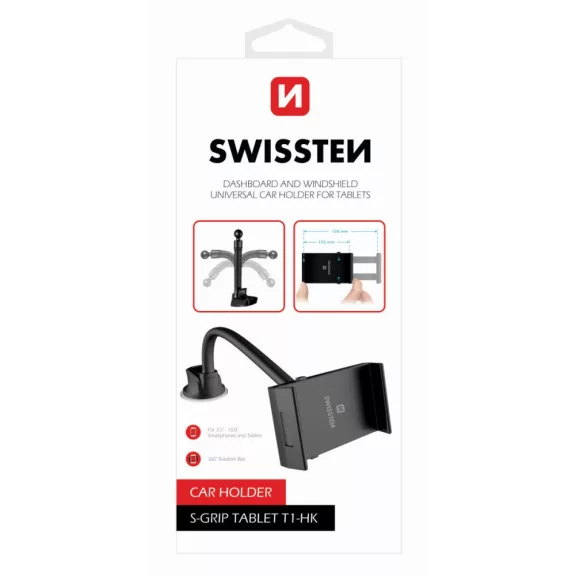 Prísavný držiak telefónu a tabletu Swissten S-Grip T1-HK