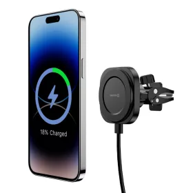   Držiak na telefón Swissten MagSafe s bezdrôtovou nabíjačkou, držiak na ventiláciu